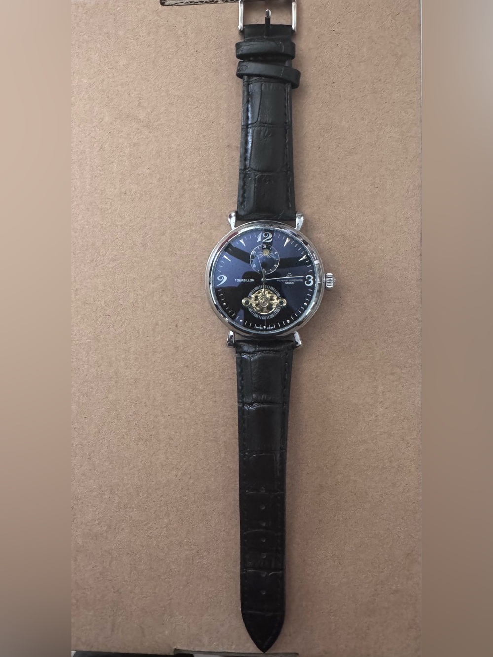 VACHERON CONSTANTINE CLONE Mechanical Watch with Open Heart Dial